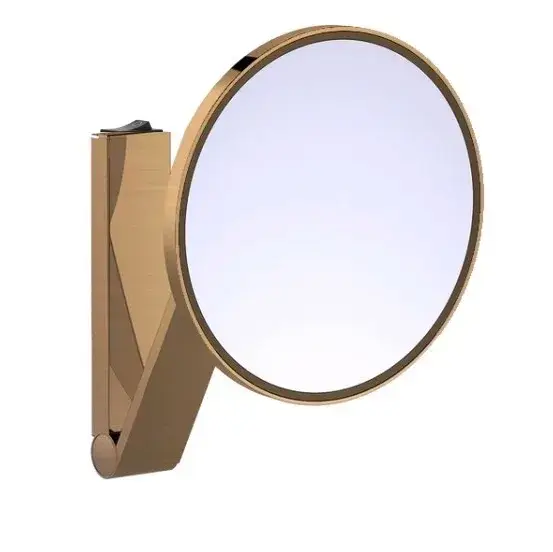 Keuco Kosmetikspiegel Косметическое зеркало подвесное, 5-ти кратное увелич., подсветка, цвет: бронза 17612 039004