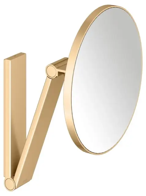Keuco Kosmetikspiegel Косметическое зеркало подвесное, 5-ти кратное увеличение, цвет: латунь 17612 250000