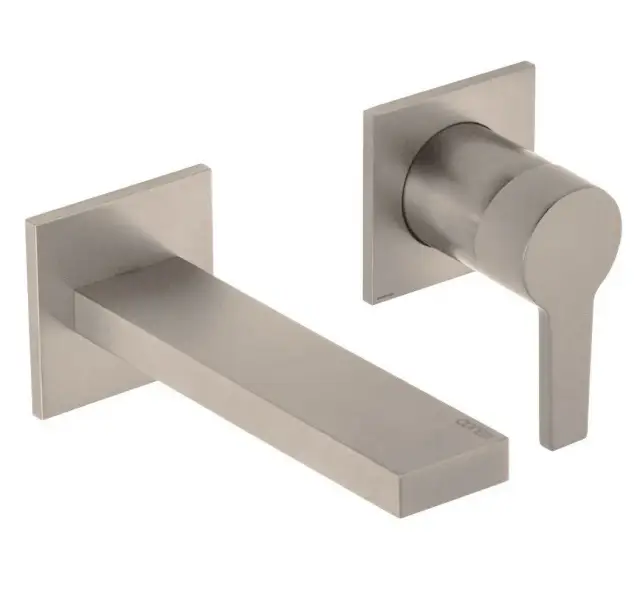 Keuco Edition 11 Смеситель для раковины рычажный, на 2 потреб., излив 21,9 см, встр., цвет:никель 51116 050201