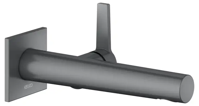 Keuco Edition 11 Смеситель для раковины рычаж., 1 потреб., изл. 21,9 см, встр., цвет:хром черный 51116 131302