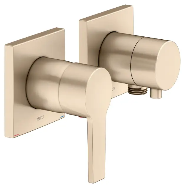 Keuco Edition 11 Смеситель для душа встр., внешняя часть, 2 потреб., с переключателем, цвет: бронза 51151 031122