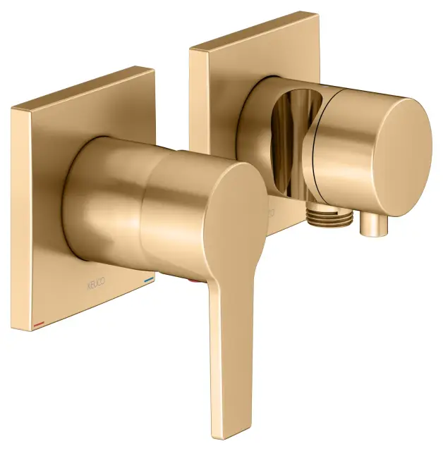 Keuco Edition 11 Смеситель для душа встраив., внеш. часть, 2 потреб., с переключателем, цвет:латунь 51151 251222