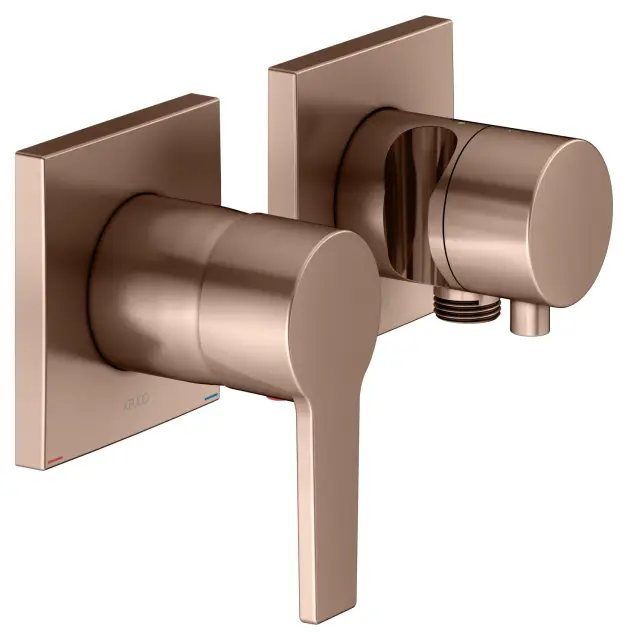 Keuco Edition 11 Смеситель для душа встр., внеш. часть, 2 потреб., с переключ., цвет: красное золото 51151 291222