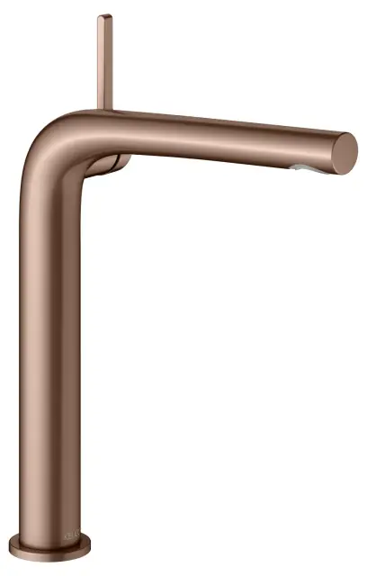 Keuco Edition 400 Смеситель для раковины 240, без д/к и гарнитура, излив 24,1см, цвет:красное зол. 51502 290102