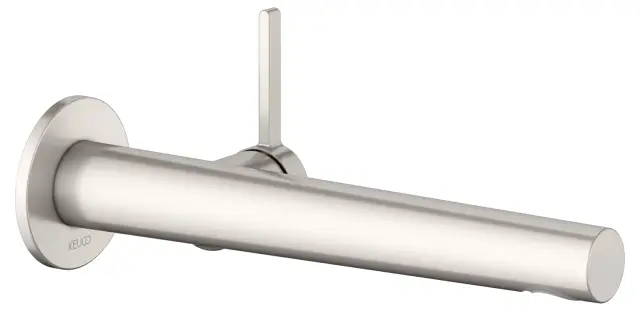 Keuco Edition 400 Смеситель для раковины рычаж., на 1 потреб., излив 24,3 см, встр., цвет: никель 51516 052101