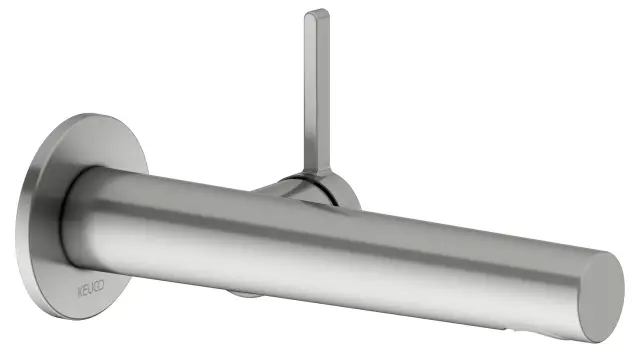 Keuco Edition 400 Смеситель для раковины рычаж., 1 потреб., изл. 19,7см, встр., цвет: нерж. сталь 51516 211101