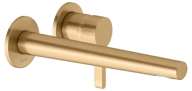 Keuco Edition 400 Смеситель для раковины рычаж., на 2 потреб., излив 26,5 см, встр., цвет: латунь 51516 250202