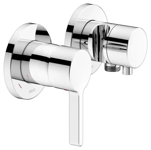 Keuco Edition 400 Смеситель для душа встраиваемый, на 2 потреб., с держ. и переключателем, цвет:хром 51551 011221