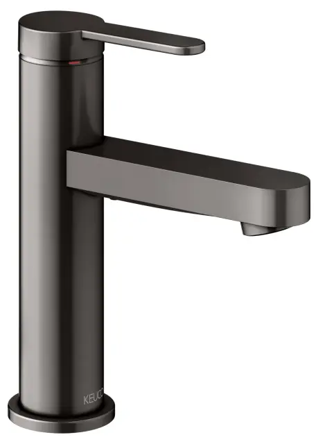 Keuco Ixmo Смеситель для раковины рычажный 100, без д/к и гарнитура для слива, цвет: титан черный 59502 353100