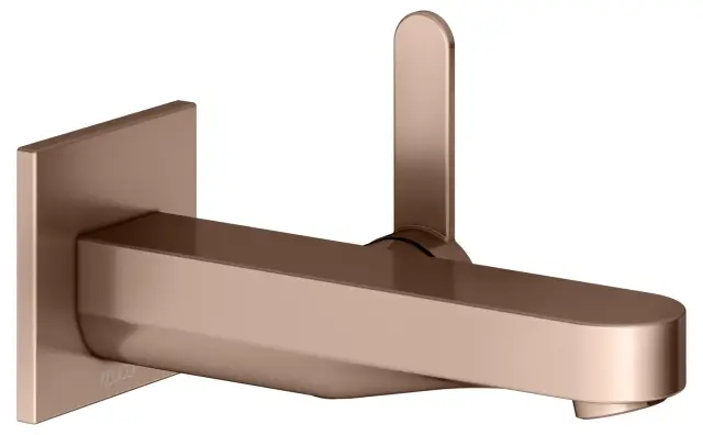 Keuco Ixmo Смеситель для раковины рычажный, 1 потреб., излив 18,1 см, встр., цвет: красное золото 59516 290302