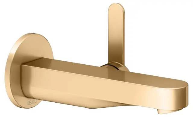 Keuco Ixmo Смеситель для раковины рычажный, на 1 потреб., излив 18,1см, встраиваемый, цвет:латунь 59516 250301