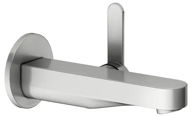 Keuco Ixmo Смеситель для раковины рычажный, 1 потреб., излив 18,1 см, встр., цвет: нерж. сталь 59516 210301