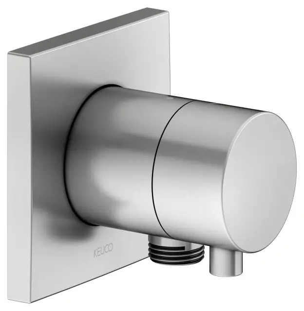 Keuco Ixmo Запорный вентиль DN15, внешняя часть, c выводом для шланга, цвет: нержавеющая сталь 59541 211102