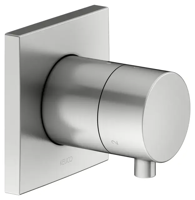 Keuco Ixmo Вентиль-переключатель на 3 потребителя DN15, внешняя часть, цвет: нержавеющая сталь 59548 211002