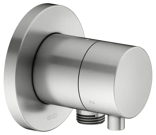 Keuco Ixmo Вентиль-переключатель на 3 потреб. DN15, внеш. часть, с выводом шланга, цвет: нерж. сталь 59548 211101