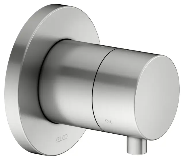 Keuco Ixmo Вентиль-переключатель на 3 потребителя DN15, внешняя часть, цвет: нержавеющая сталь 59548 211001