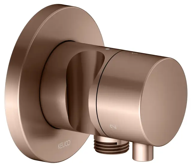 Keuco Ixmo Вентиль-переключатель на 3 потреб. DN15, с выводом шланга и держ., цвет: красное золото 59548 291201