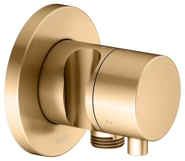 Keuco Ixmo Вентиль-переключатель на 3 потреб. DN15, внеш. часть, выводом шланга и держ., цвет:латунь 59548 251201