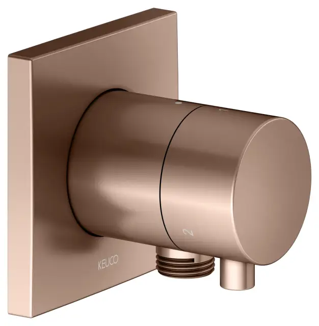 Keuco Ixmo Вентиль-переключатель на 3 потреб. DN15, внеш. часть, с выводом шланга, цвет:красное зол. 59548 291102