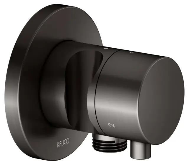 Keuco Ixmo Вентиль-переключатель на 3 потреб. DN15, с выводом для шланга и держ., цвет:титан черный 59548 351201