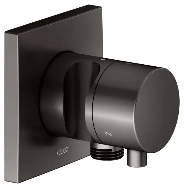 Keuco Ixmo Вентиль-переключатель на 3 потреб. DN15, с выводом для шланга и держ., цвет:титан черный 59548 351202