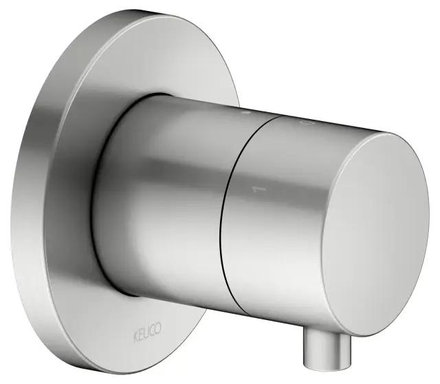 Keuco Ixmo Запорный вентиль с переключателем на 3 потребителя DN15, цвет: нержавеющая сталь 59549 211001