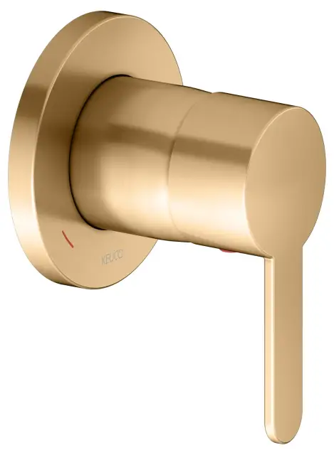 Keuco Ixmo Смеситель для душа рычажный DN15, встраиваемый, круглая розетка, цвет: латунь 59551 250301