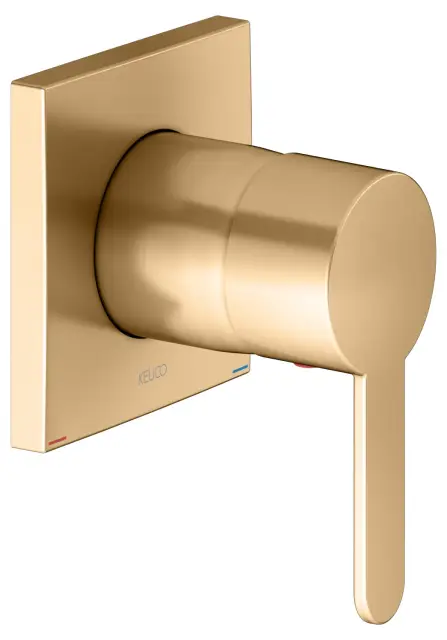 Keuco Ixmo Смеситель для душа рычажный DN15, встраиваемый, квадратная розетка, цвет: латунь 59551 250302