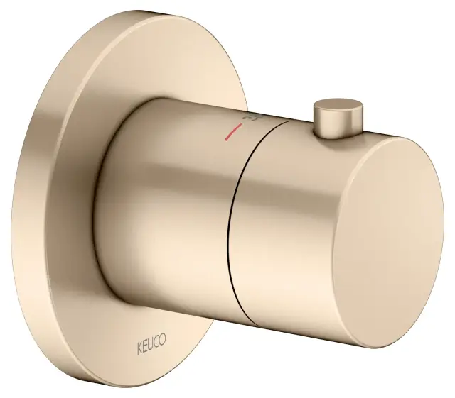 Keuco Ixmo Смеситель для душа термостатический, 1 потреб., встр., внеш. часть, цвет: бронза 59553 030001