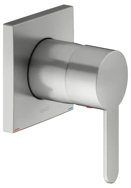 Keuco Ixmo Смеситель для душа рычажный DN15, встраиваемый, квадратная розетка, цвет: нерж. сталь 59551 210302