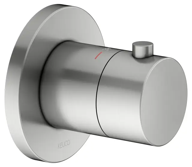 Keuco Ixmo Смеситель для душа термостатический, 1 потребит., встр., внешняя часть, цвет: нерж. сталь 59553 210001