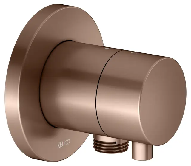 Keuco Ixmo Вентиль-переключатель на 2 потреб. DN15, внеш. часть, с выводом шланга, цвет:красное зол. 59556 291101