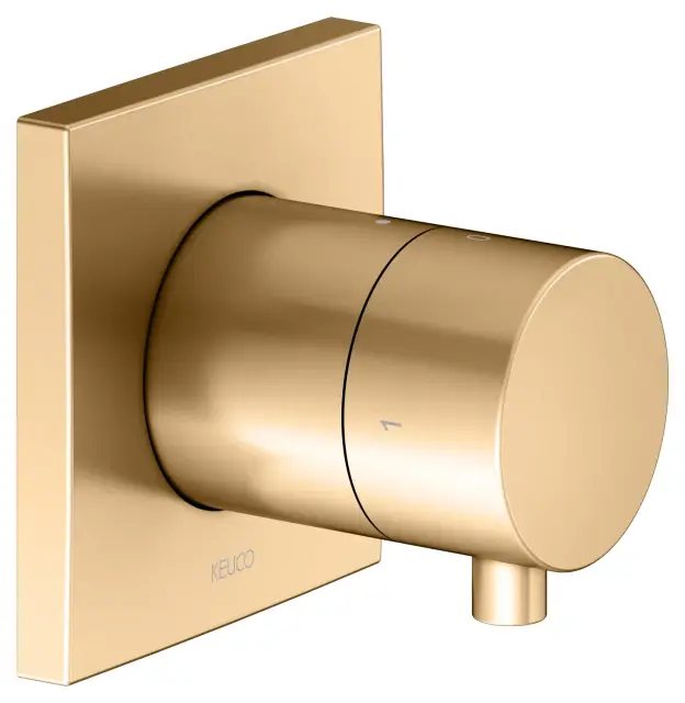 Keuco Ixmo Запорный вентиль с переключателем на 2 потребителя DN15, цвет: латунь 59557 251002