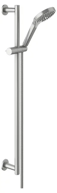 Keuco Ixmo Душевой гарнитур: штанга 85,5 см, шланг 160см, душ. лейка 3 вида струи, цвет: нерж. сталь 59587 210801