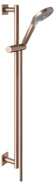 Keuco Ixmo Душевой гарнитур: штанга 85,5см, шланг 160см, душ. лейка 3 вида струи, цвет: красное зол. 59587 290802