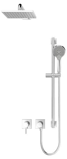 Keuco Ixmo Sets Душевой комплект: рычажный встр. смеситель, без излива, шланг, ручной душ, цвет:хром 59651 010602