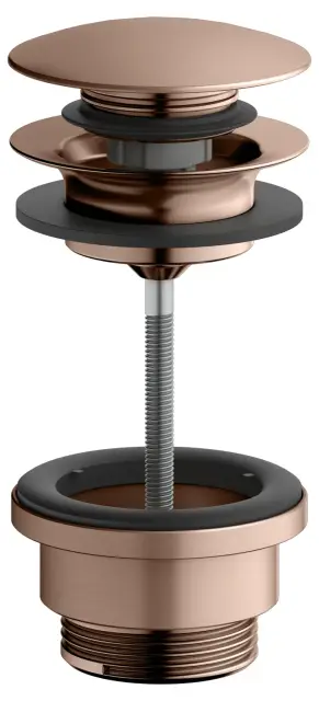 Keuco Armaturenzubehör Донный клапан Push-Open 1 1/4 дюйма, универсальный, цвет: красное золото 59902 290000