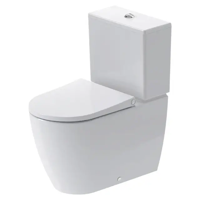 Duravit Bento Starck Box Унитаз напольный 39x65 безободковый с крышкой и бачком, цвет: белый глянц. D4600400