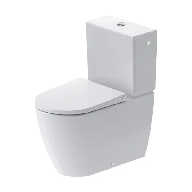 Duravit Bento Starck Box Унитаз напольный 39x65 безободковый с крышкой и бачком, цвет: белый глянц. D4600300