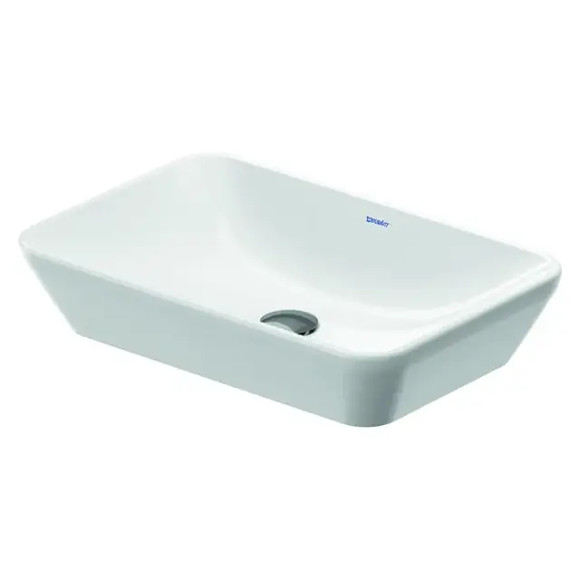 Duravit D-Neo Раковина накладная 60x40x12.5h см, без перелива, цвет: белый глянцевый 2397600070