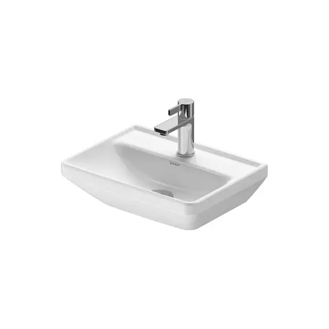 Duravit D-Neo Раковина подвесная 45x33.5x13h см, без перелива, цвет: белый глянцевый 07384500411