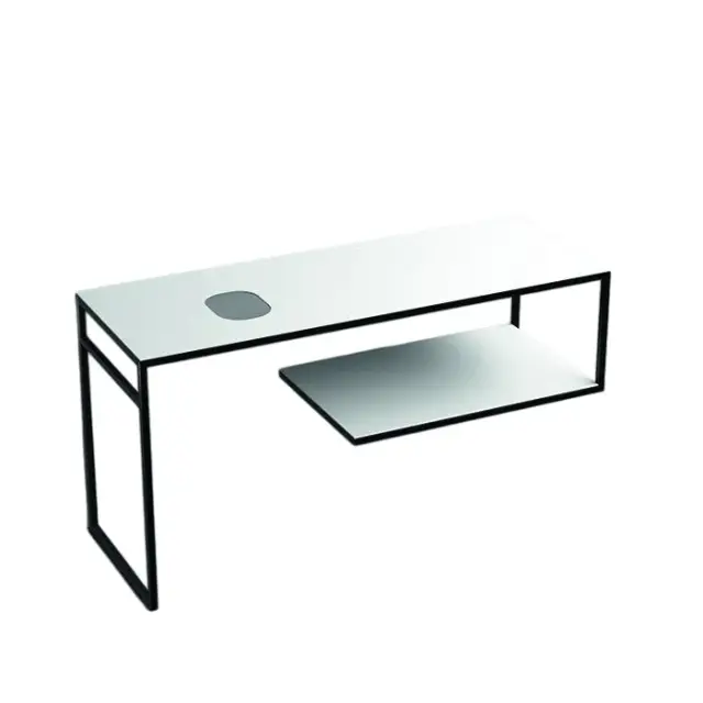 Kerasan Louise Консоль под раковину 140x50 см, напольная с полкой, цвет: Bianco matt 9332k6