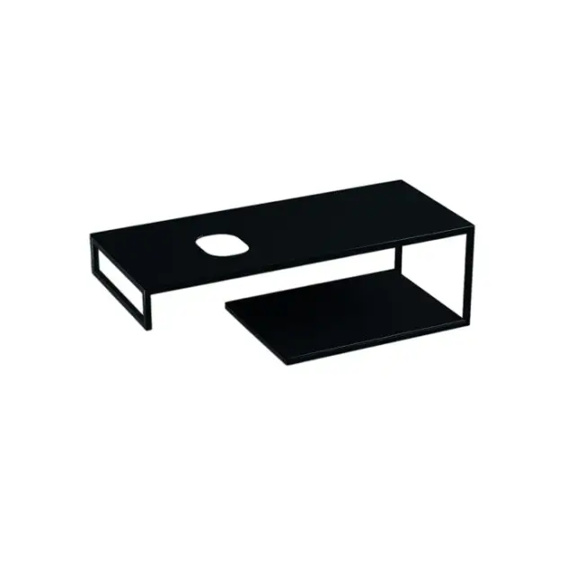 Kerasan Louise Консоль под раковину 120x50 см, подвесная с полкой, цвет: Nero matt 9322k3