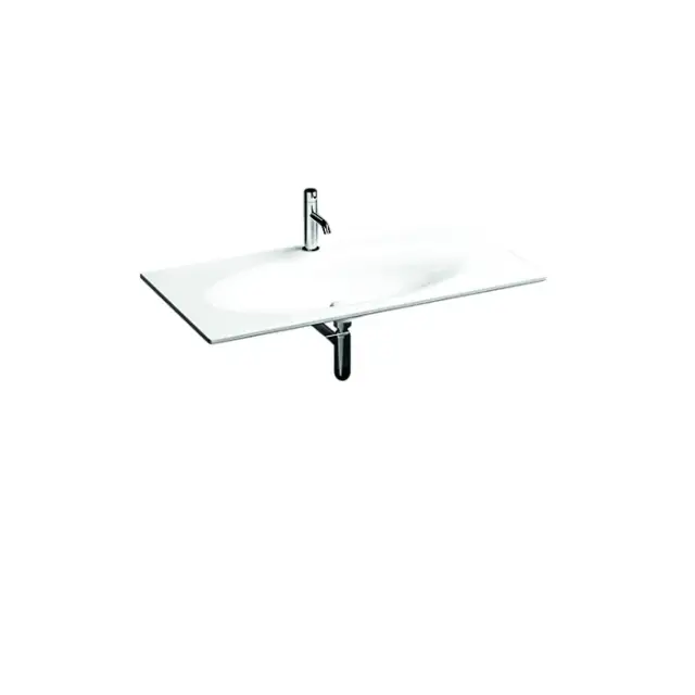 Kerasan Shape Раковина накладная 102x52 см, с 1 отверстием под смеситель, цвет: Bianco matt 547030*1