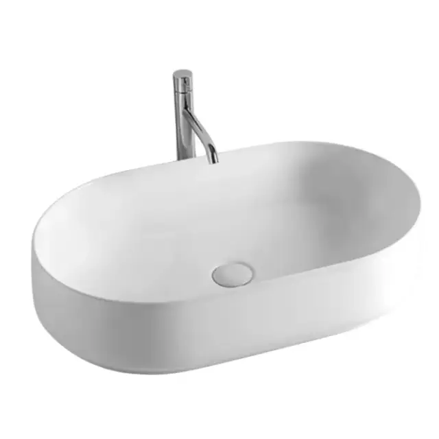 Kerasan F10 Раковина чаша 70x44x12h см, без перелива и отверстия под смеситель, цвет: Bianco matt 460630