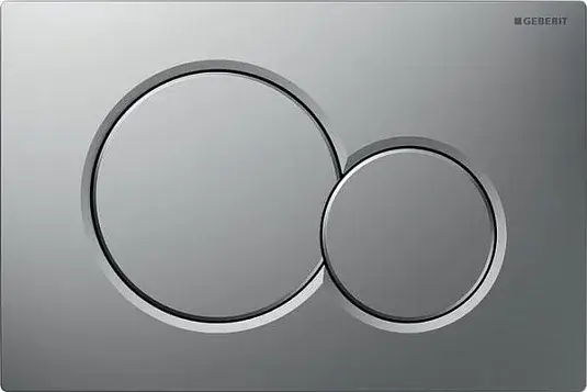 Geberit Sigma 01 Кнопка смыва для инсталляции, пластиковая, цвет: хром матовый 115.770.JQ.5