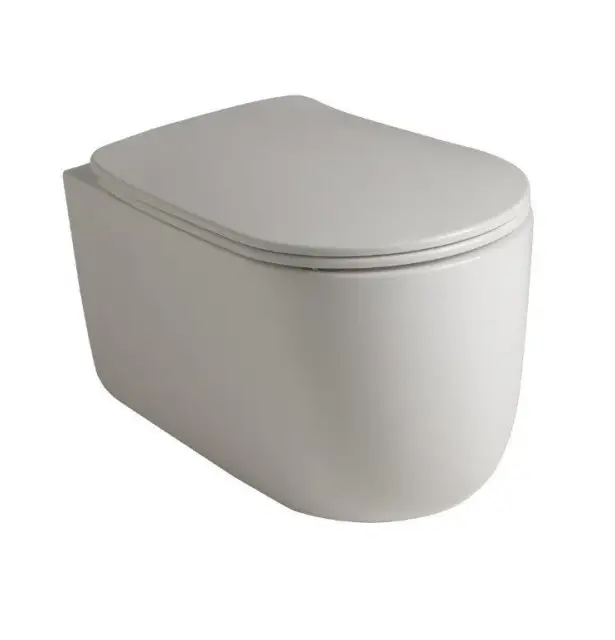 Kerasan Nolita Унитаз подвесной 55x35 см, безободковый, смыв торнадо, цвет: Bianco matt 531530