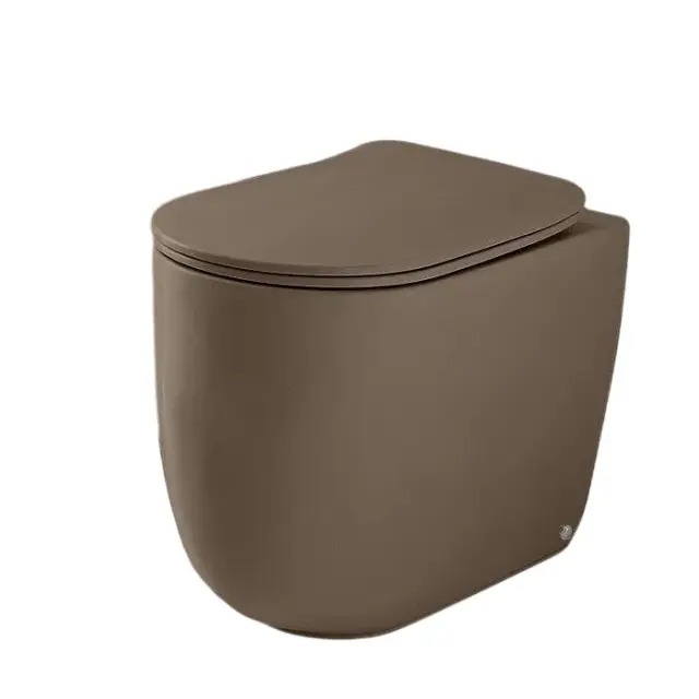 Kerasan Nolita Унитаз приставной 55x35 см, безодобковый, смыв торнадо, цвет: Bruno matt 531988