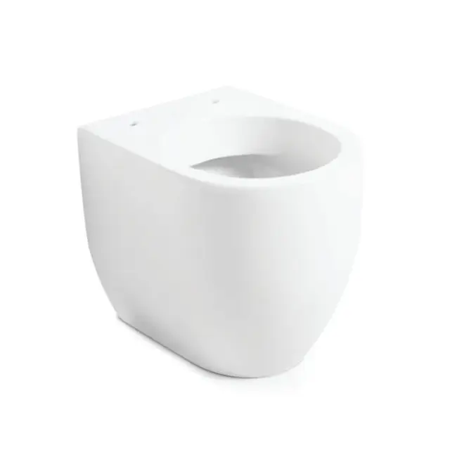 Kerasan Flo Унитаз приставной 53x37 см, безодобковый, без крышки и крепления, цвет: Bianco 310901