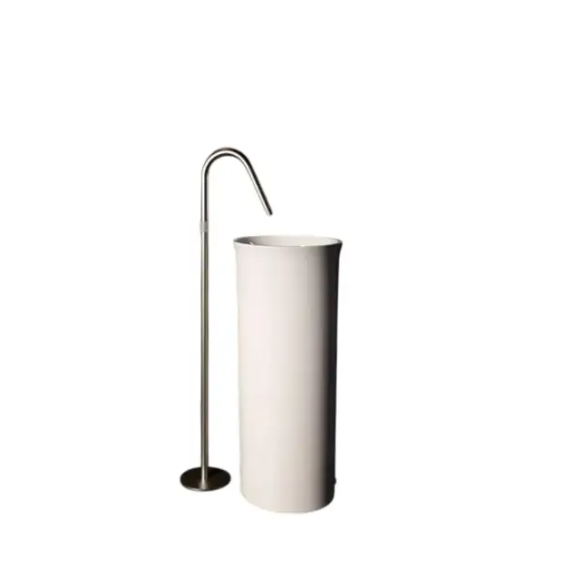 Kerasan The new yorker Раковина для напольной установки d40x20h см, слив в пол, цвет: Bianco matt 564630